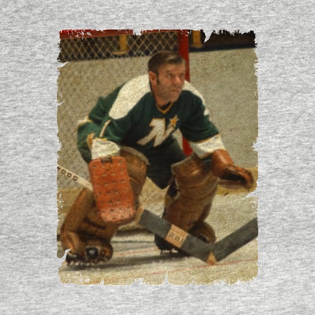 Gump Worsley, 1971 in Minnesota North Stars (2.63 GAA) by Momogi Project